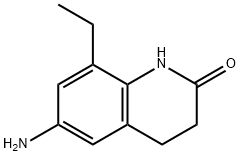 2(1H)-Quinolinone, 6-amino-8-ethyl-3,4-dihydro- Structure