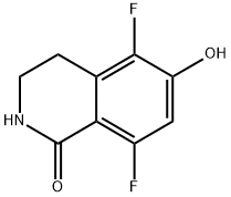 1(2H)-Isoquinolinone, 5,8-difluoro-3,4-dihydro-6-hydroxy- Structure