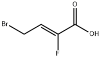 (Z)-4-Bromo-2-fluorobut-2-enoic acid Structure