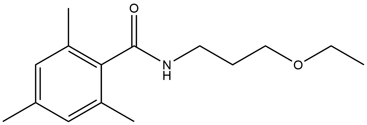 N-(3-Ethoxypropyl)-2,4,6-trimethylbenzamide Structure