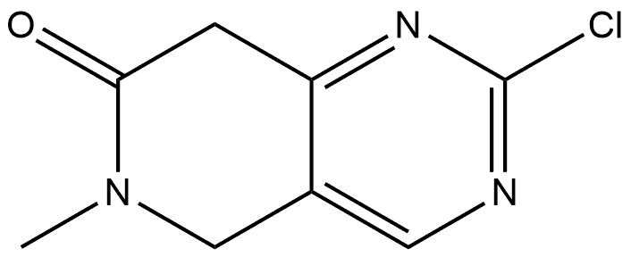 2-Chloro-5,8-dihydro-6-methylpyrido[4,3-d]pyrimidin-7(6H)-one Structure