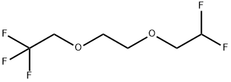 Ethane, 2-[2-(2,2-difluoroethoxy)ethoxy]-1,1,1-trifluoro- Structure