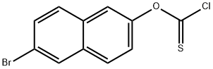 O-(6-Bromo-2-naphthalenyl) carbonochloridothioate Structure