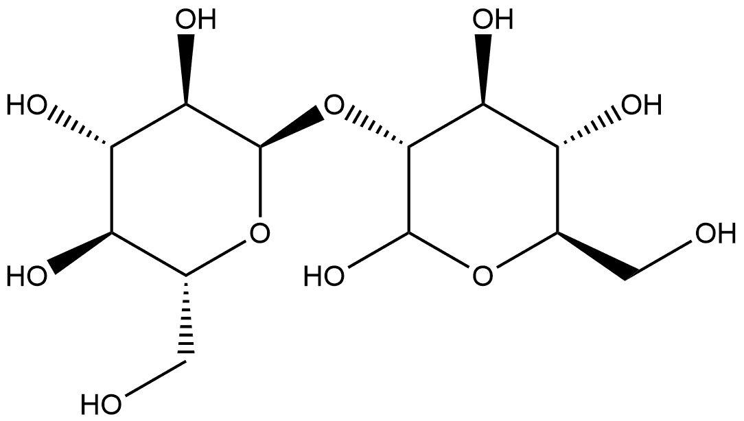 D-Glucopyranose, 2-O-α-D-glucopyranosyl- 구조식 이미지