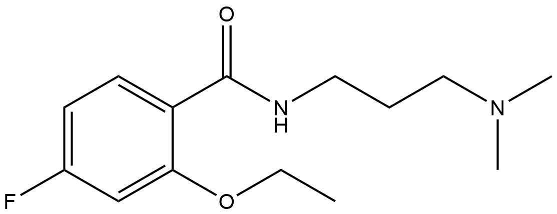 N-[3-(Dimethylamino)propyl]-2-ethoxy-4-fluorobenzamide Structure