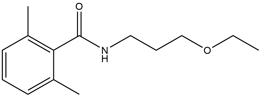 N-(3-Ethoxypropyl)-2,6-dimethylbenzamide Structure