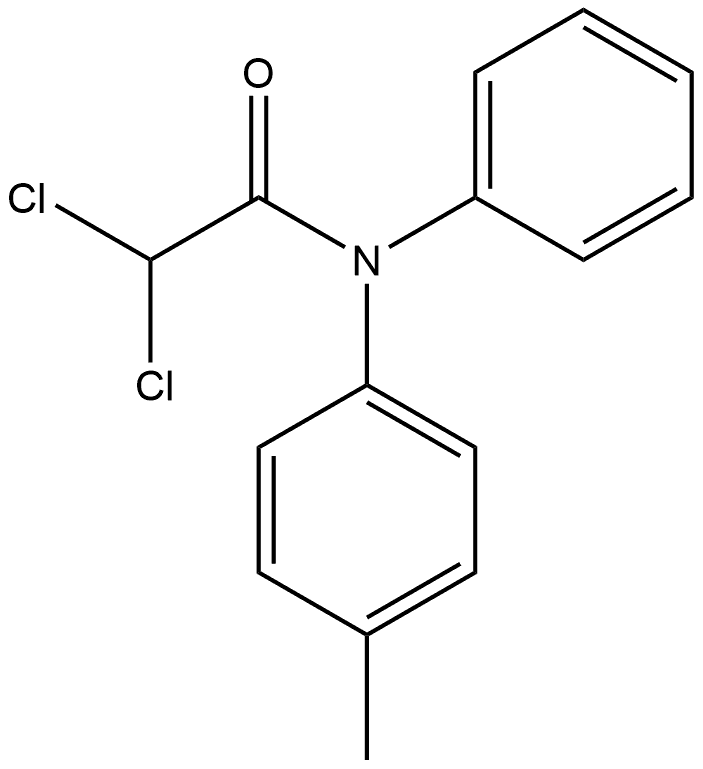 2,2-Dichloro-N-(4-methylphenyl)-N-phenylacetamide Structure