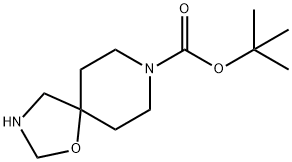 1-Oxa-3,8-diazaspiro[4.5]decane-8-carboxylic acid, 1,1-dimethylethyl ester Structure