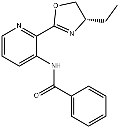 N-[2-[(4S)-4-Ethyl-4,5-dihydro-2-oxazolyl]-3-pyridinyl]benzamide Structure