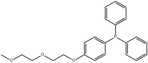 (4-(2-(2-methoxyethoxy)ethoxy)phenyl)diphenylphosphane Structure