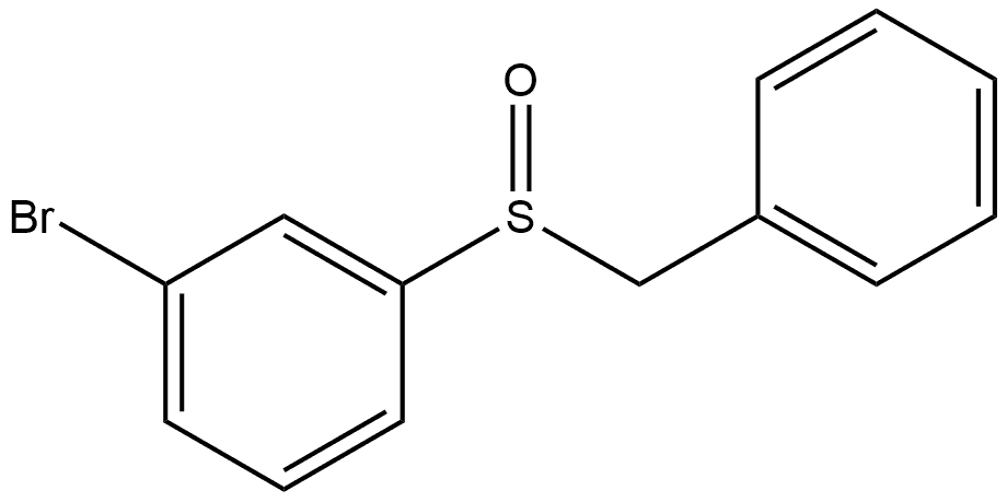 1-(benzylsulfinyl)-3-bromobenzene Structure