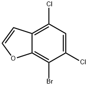 Benzofuran, 7-bromo-4,6-dichloro- Structure