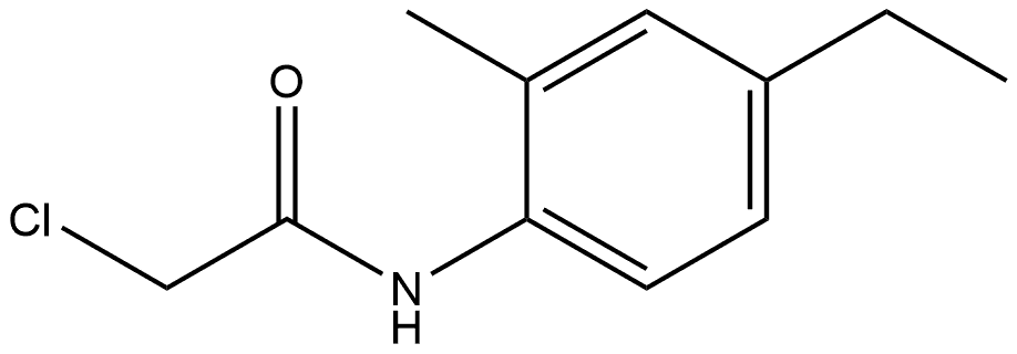 2-Chloro-N-(4-ethyl-2-methylphenyl)acetamide Structure