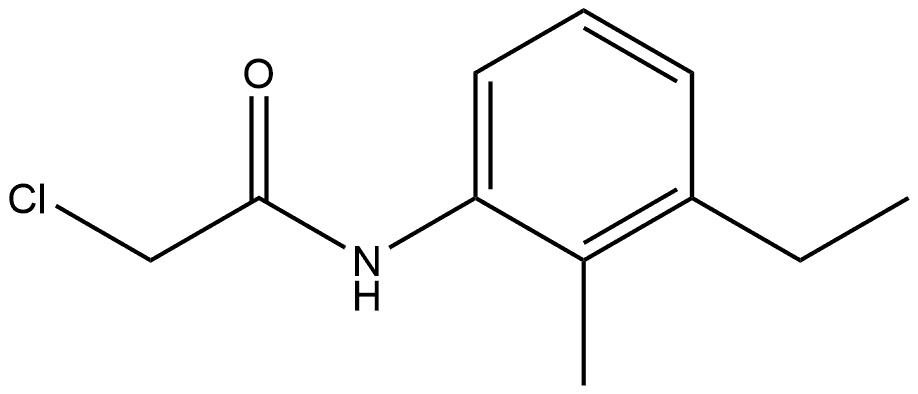 2-Chloro-N-(3-ethyl-2-methylphenyl)acetamide Structure