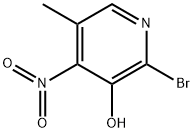 3-Pyridinol, 2-bromo-5-methyl-4-nitro- Structure