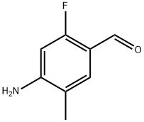 Benzaldehyde, 4-amino-2-fluoro-5-methyl- 구조식 이미지