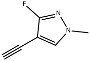 1H-Pyrazole, 4-ethynyl-3-fluoro-1-methyl- Structure