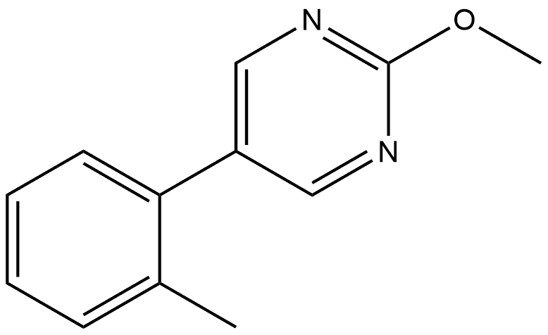 2-Methoxy-5-(2-methylphenyl)pyrimidine Structure