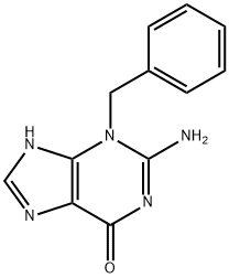 2-Amino-3-benzyl-3H-purin-6(7H)-one 구조식 이미지