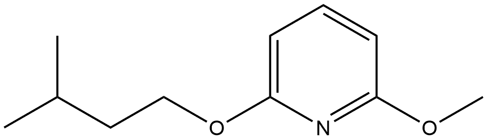 2-Methoxy-6-(3-methylbutoxy)pyridine Structure