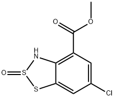 3H-1,2,3-Benzodithiazole-4-carboxylic acid, 6-chloro-, methyl ester, 2-oxide Structure