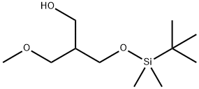 1-Propanol, 3-[[(1,1-dimethylethyl)dimethylsilyl]oxy]-2-(methoxymethyl)- 구조식 이미지