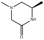 2-Piperazinone, 4,6-dimethyl-, (6R)- 구조식 이미지