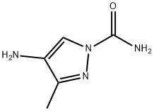 1H-Pyrazole-1-carboxamide, 4-amino-3-methyl- 구조식 이미지