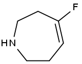 1H-Azepine, 4-fluoro-2,3,6,7-tetrahydro- 구조식 이미지