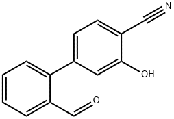 2-Cyano-5-(2-formylphenyl)phenol Structure