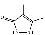 3H-Pyrazol-3-one, 1,2-dihydro-4-iodo-5-methyl- Structure