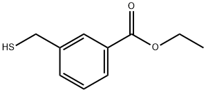 Benzoic acid, 3-(mercaptomethyl)-, ethyl ester Structure