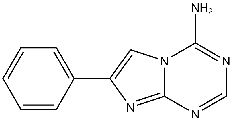 7-Phenylimidazo[1,2-a]-1,3,5-triazin-4-amine Structure