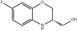 2H-1,4-Benzoxazine-3-methanol, 7-fluoro-3,4-dihydro-, (3S)- 구조식 이미지