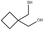 Cyclobutanemethanol, 1-(mercaptomethyl)- Structure