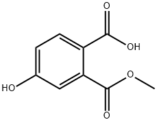 1,2-Benzenedicarboxylic acid, 4-hydroxy-, 2-methyl ester Structure