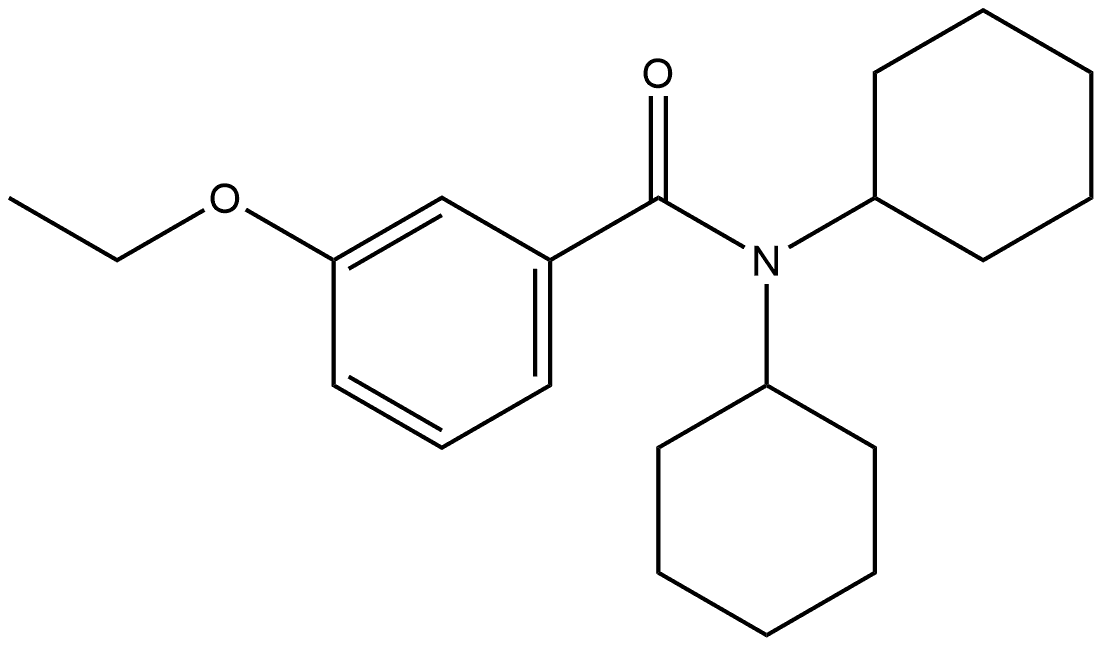 N,N-Dicyclohexyl-3-ethoxybenzamide Structure
