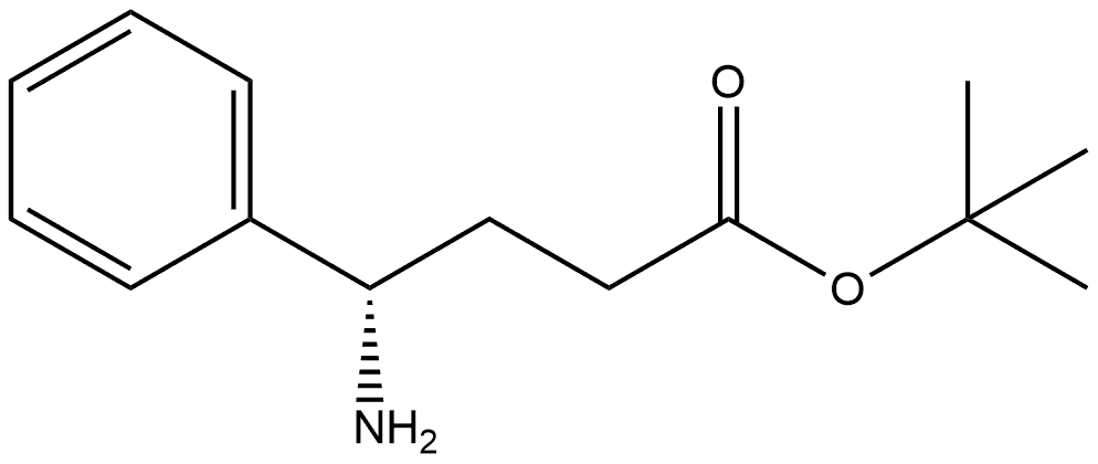 1,1-Dimethylethyl (γS)-γ-aminobenzenebutanoate Structure