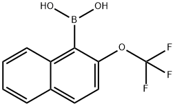 B-(2-trifluoromethoxy-1-naphthalenyl)boronic acid Structure