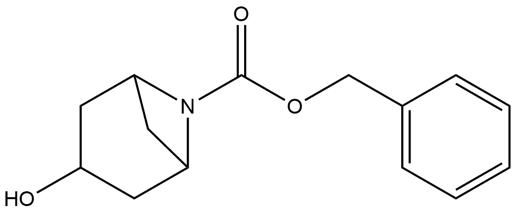 Phenylmethyl (3-endo)-3-hydroxy-6-azabicyclo[3.1.1]heptane-6-carboxylate Structure