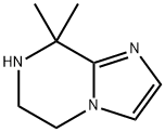 Imidazo[1,2-a]pyrazine, 5,6,7,8-tetrahydro-8,8-dimethyl- Structure