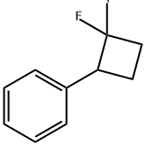 Benzene, (2,2-difluorocyclobutyl)- Structure