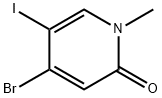 2(1H)-Pyridinone, 4-bromo-5-iodo-1-methyl- Structure