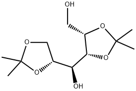 L-Glucitol, 1,2:4,5-bis-O-(1-methylethylidene)- Structure