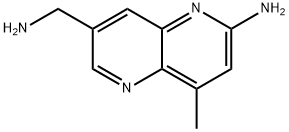 1,5-Naphthyridine-3-methanamine, 6-amino-8-methyl- Structure