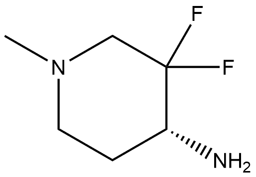 (R)-3,3-Difluoro-1-methylpiperidin-4-amine Structure