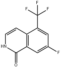 1(2H)-Isoquinolinone, 7-fluoro-5-(trifluoromethyl)- Structure