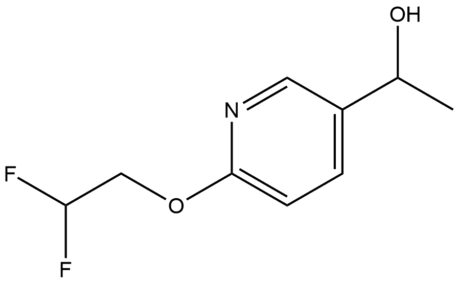 6-(2,2-Difluoroethoxy)-α-methyl-3-pyridinemethanol Structure