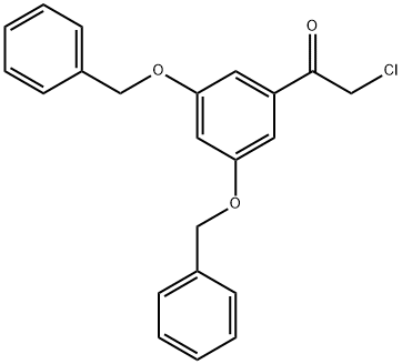 Ethanone, 1-[3,5-bis(phenylmethoxy)phenyl]-2-chloro- Structure