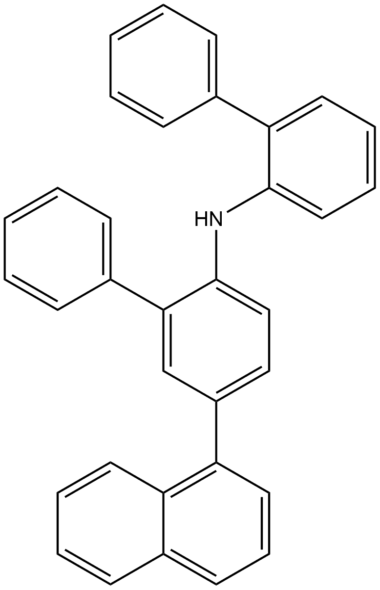 N-([1,1'-biphenyl]-2-yl)-5-(naphthalen-1-yl)-[1,1'-biphenyl]-2-amine Structure